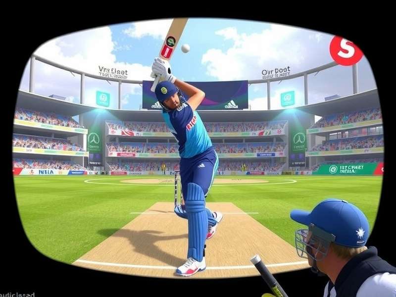 VR Cricket Ultra India Gameplay Screenshot